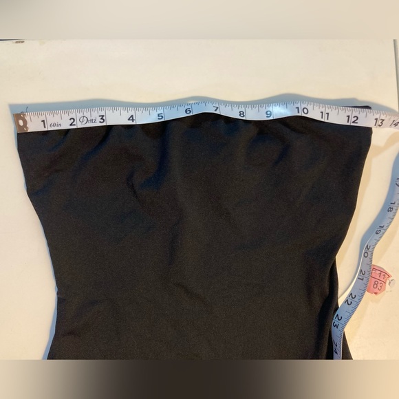 House of CB London Vintage Jersey Knit Strapless Mini Dress Black Small/Medium - Picture 6 of 10